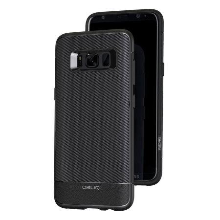 Obliq Flex Pro Samsung Galaxy S8 Plus Hülle in Carbon Schwarz