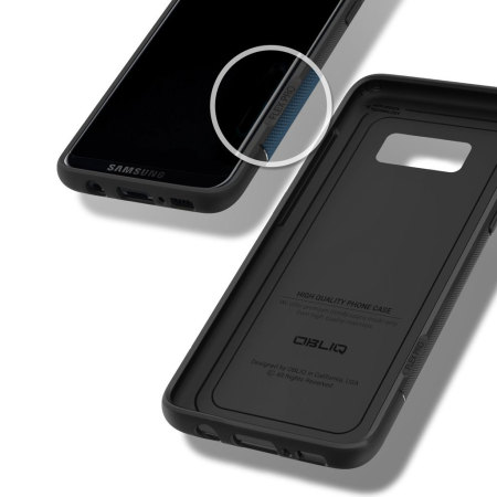 Obliq Flex Pro Samsung Galaxy S8 Plus Case - Carbon Black