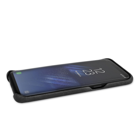 Housse Samsung Galaxy S8 Vaja Grip Cuir Premium - Noire