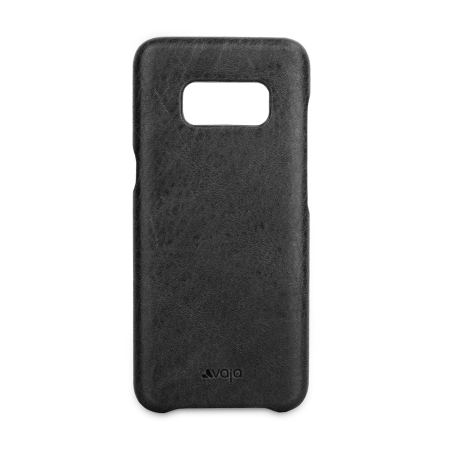 Vaja Grip Samsung Galaxy S8 Premium Leather Case - Black