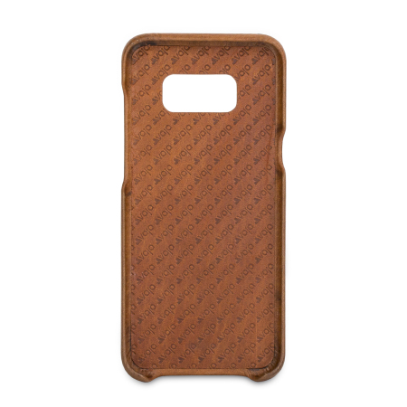 Vaja Grip Samsung Galaxy S8 Plus Premium Leather Case - Brown