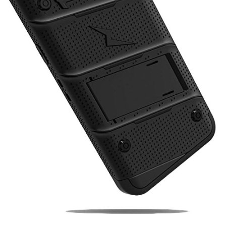 Zizo Bolt Series Samsung Galaxy S8 Plus Kovakotelo & Vyöklipsi – Musta