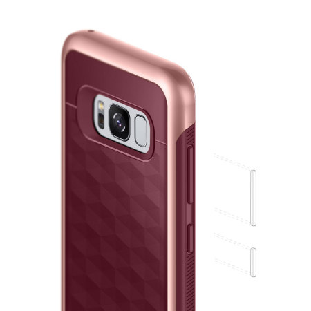 Caseology Parallax Series Samsung Galaxy S8 Plus Case - Burgundy