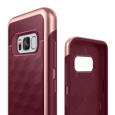 Coque Samsung Galaxy S8 Caseology Parallax Series – Bourgogne
