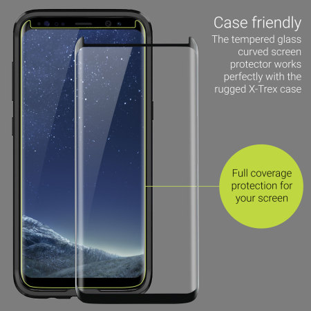 Olixar Extreme Protection Galaxy S8 Case & Glass Screen Protector