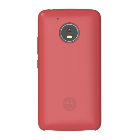 Coque Officielle Motorola Moto G5 Silicone - Rouge