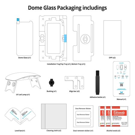 Whitestone Dome Glas Samsung Galaxy S8 Vollabdeckender Display Schutz