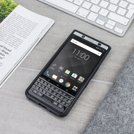 Official BlackBerry KEYone Dual Layer Hard Shell Skal - Svart