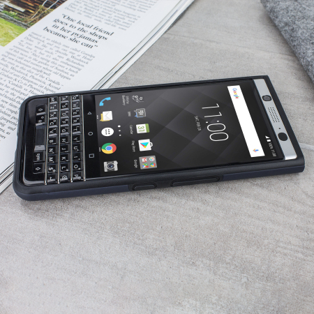 Official BlackBerry KEYone Dual Layer Hard Shell Skal - Svart