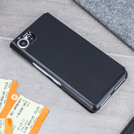 Housse  Officielle Blackberry KEYone Smart Flip - Noir