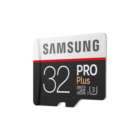 Samsung 32GB MicroSDHC PRO Plus Memory Card w/ SD Adapter - Class 10