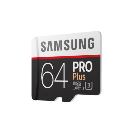 Carte mémoire Samsung MicroSDHC PRO Plus 64Go avec adapt. – Classe 10