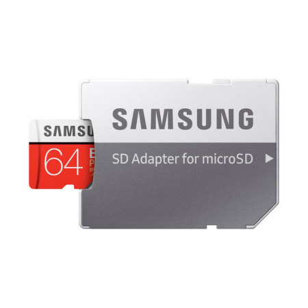 Carte mémoire Samsung MicroSDXC EVO Plus 64Go avec adapt. – Classe 10