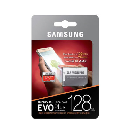 Samsung 128GB MicroSDXC EVO Plus Memory Card w/ SD Adapter - Class 10