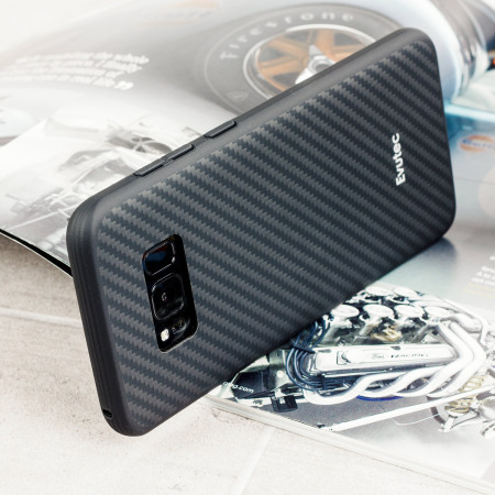 Evutec AER Karbon Samsung Galaxy S8 Plus Tough Case - Black