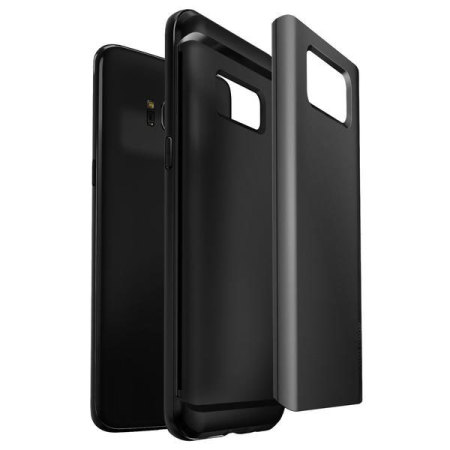 VRS Design Thor Series Samsung Galaxy S8 Plus Wallet Case Tasche in Dunkelsilber