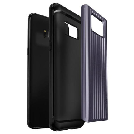 VRS Design Thor Waved Series Galaxy S8 Plus Case - Orchidee Grijs