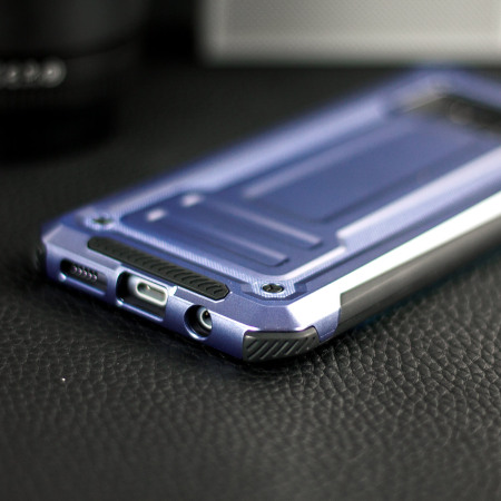 VRS Design Terra Guard Samsung Galaxy S8 Plus Case - Dark Silver