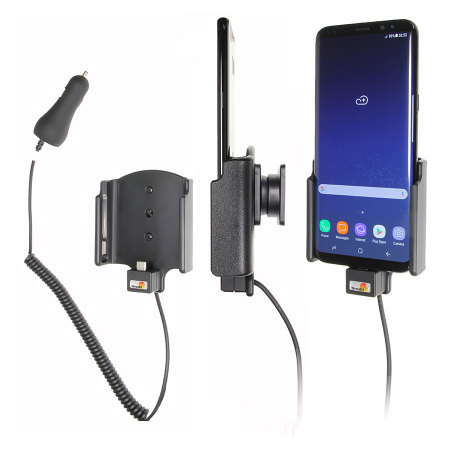 Support Galaxy S8 Brodit Active Pivotant + Chargeur allume-cigare