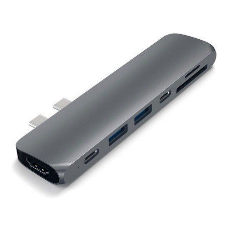 Satechi USB-C Pro Hubb Multiport 4K HDMI & USB Adapter - Rymdgrå