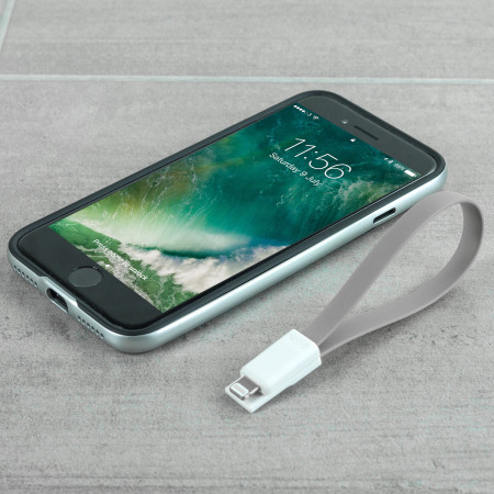 STK Short Lightning Magnetic Charge and Sync Cable - Grey