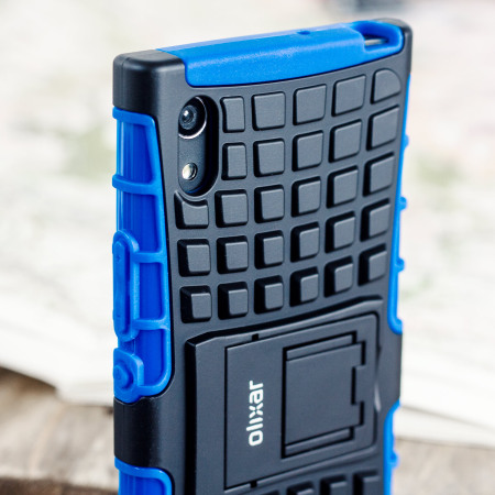Coque Sony Xperia XA1 Olixar ArmourDillo protectrice – Bleue