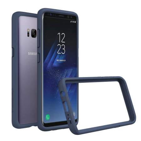 RhinoShield CrashGuard Samsung Galaxy S8 Plus Bumper Case - Dark Blue