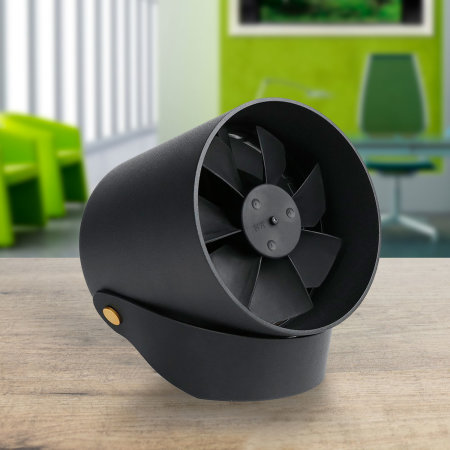 Ventilateur USB de bureau Oroshi Smart Quiet puissant – Noir