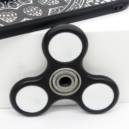 Olixar iPhone 7 Plus Fidget Spinner Case - Zwart / Wit