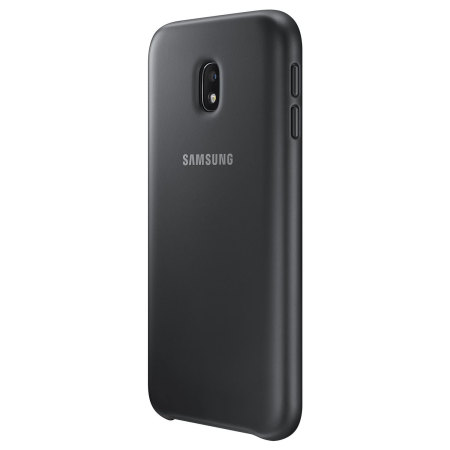 Official Samsung Galaxy J3 2017 Dual Layer Cover Deksel - Sort