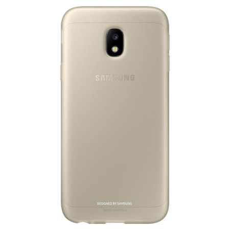 Official Samsung Galaxy J3 2017 Jelly Cover Case - Gold