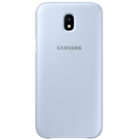 Original Samsung Galaxy J5 2017 Tasche Flip Wallet Cover in Blau