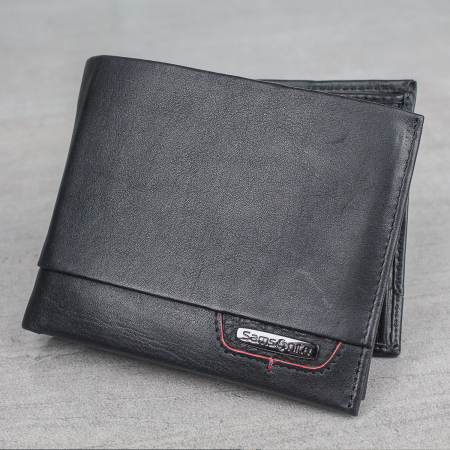 Samsonite Pro DLX Genuine Leather RFID Blocking Wallet Gift Set