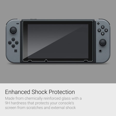 Olixar Nintendo Switch Screenprotector van Gehard Glas
