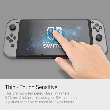 Nintendo Switch Tempered Glass Screen Protector - Olixar - Twin Pack