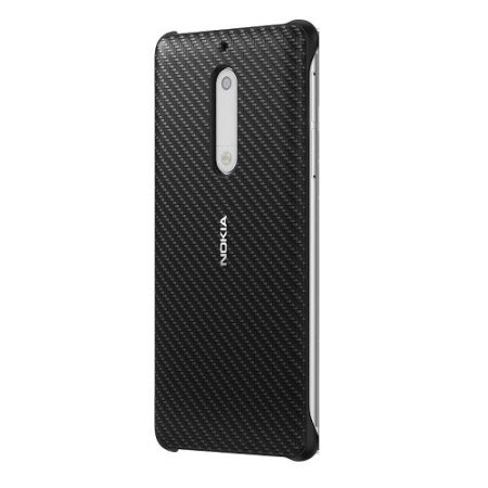Official Nokia 5 Carbon Fibre Design Hard Case - Black