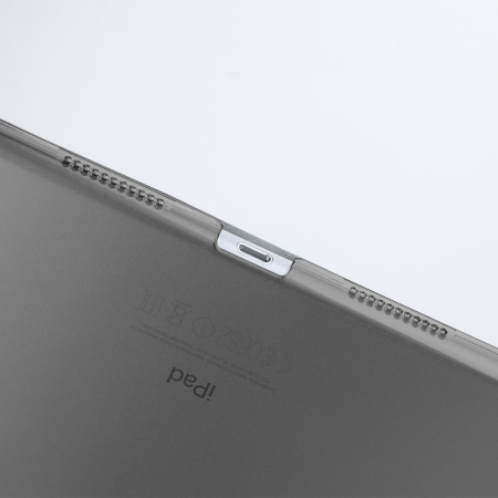 Housse iPad Pro 10.5 Folding Stand Smart - Noir / Transparent