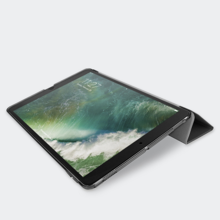 Olixar iPad Pro 10.5 Folding Stand Smart Fodral - Svart / Klar