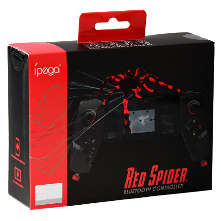 Mando para juegos Bluetooth iPega Red Spider para Android y iOS - Negro