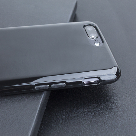 Olixar FlexiShield OnePlus 5 Gel Hülle in Solid Schwarz