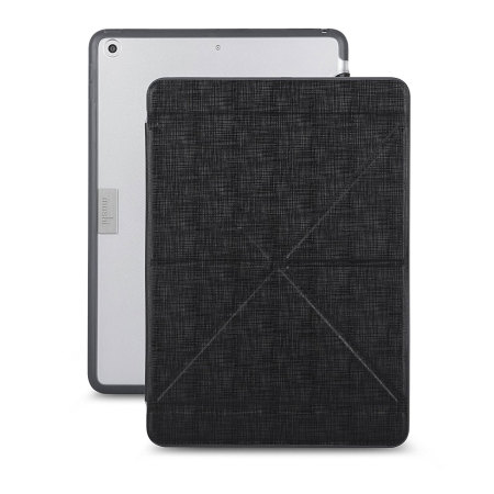 Coque iPad 2017 Moshi VersaCover Origami-style avec rabat – Noire