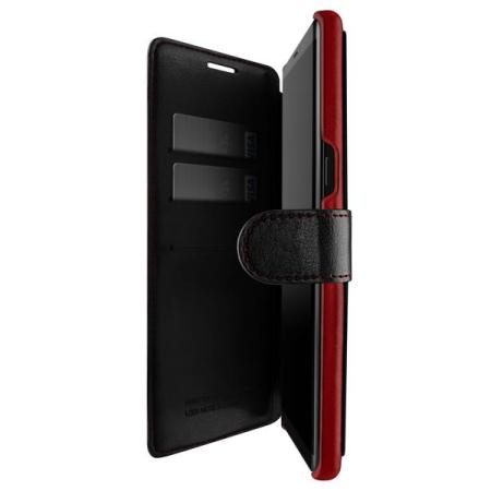 VRS Design Dandy Leather-Style Galaxy Note 8 Wallet Case - Zwart