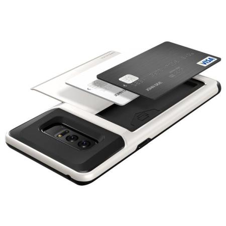 Funda Samsung Galaxy Note 8 VRS Damda Glide - Blanco crema