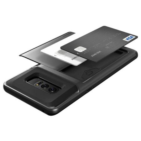 VRS Design Damda Glide Samsung Galaxy Note 8 Hülle in Metallic Schwarz