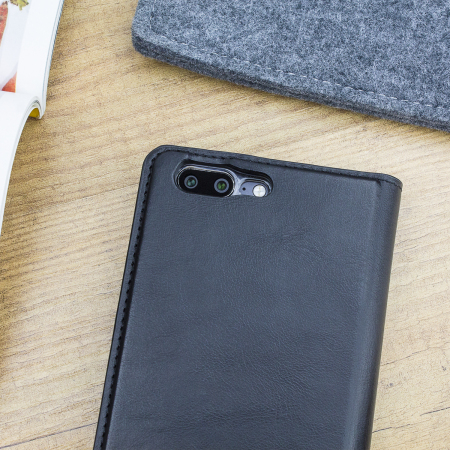 Olixar Genuine Leather OnePlus 5 Executive Plånboksfodral - Svart