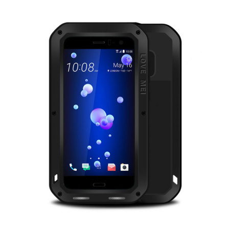 Love Mei Powerful HTC U11 Protective Deksel - Sort