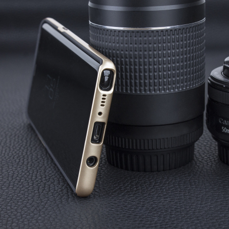 Olixar X-Duo Samsung Galaxy Note 8 Case - Koolstofvezel Goud