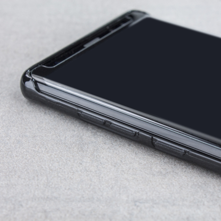 Olixar FlexiShield Samsung Galaxy Note 8 Geeli kotelo - Musta