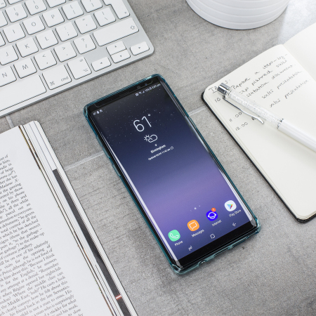 Olixar FlexiShield Samsung Galaxy Note 8 Geeli kotelo - Sininen
