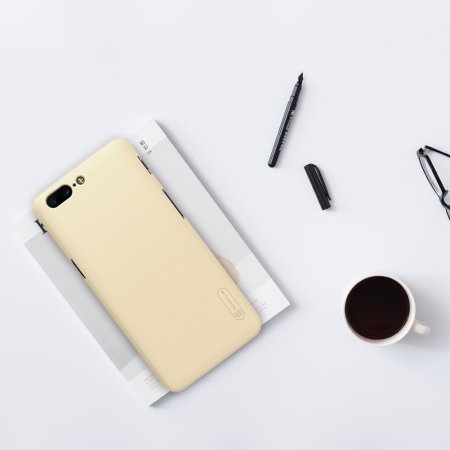 Nilkin Super Frosted Shield Hülle für OnePlus 5 - Gold